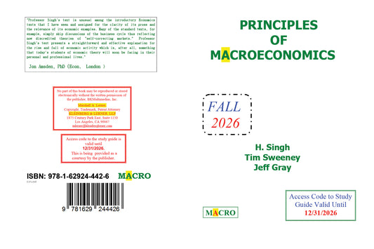 Text Book Macroeconomics Fall 2026
