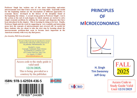 Text Book Microeconomics Fall 2025