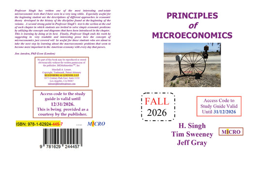 Text Book Microeconomics Fall 2026